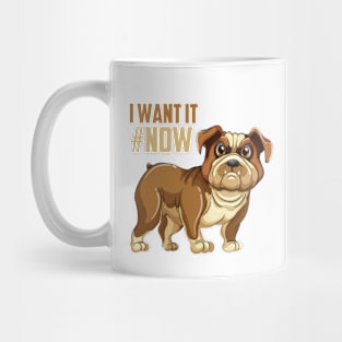 Bull Dog Angry T-shirt Mug